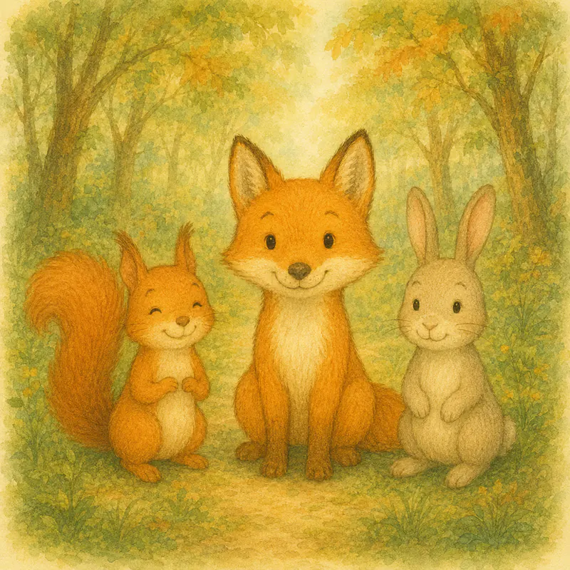 Ausmalbild: Emil mit Lupe am Baum