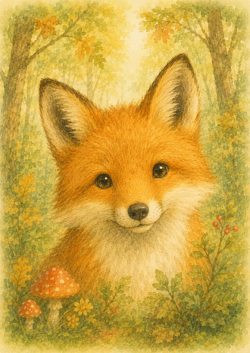 Fuchs-Ohren zum Basteln
