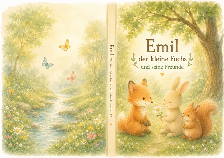 Buchcover: Emil der kleine Fuchs und seine Freunde